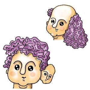 アートスタジオ嵐宮庵 (rankyuan_miya)さんの面白い髪型、面白い頭部のイラスト制作への提案