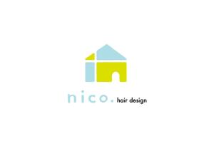 ミコチ (mikochi)さんの美容院 美容室 ヘアサロン「nico. hair design」のロゴへの提案
