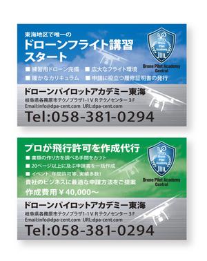 00000 ()さんの名刺サイズのサービス紹介カードのデザインブラッシュアップへの提案