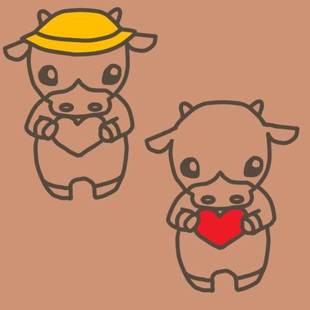 Sayamimuさんの事例 実績 提案 牛用飼料のキャラクターのデザイン イラスト 初めまして 日本の台 クラウドソーシング ランサーズ