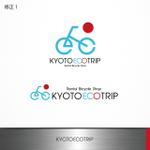 Design-Base ()さんの京都駅徒歩1分のレンタサイクル専門店「京都ecoトリップ」のロゴへの提案