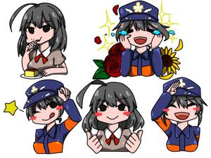 COROBO (corobo)さんの女性消防団員のLINEスタンプ作成への提案