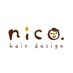 nocco_555 (nocco_555)さんの美容院 美容室 ヘアサロン「nico. hair design」のロゴへの提案
