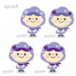 Jelly (Jelly)さんの加盟店のレジまわりステッカーに使用するキャラへの提案