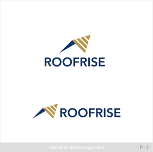 dari88 Design (dari88)さんの建築板金業 株式会社ROOFRISEのロゴへの提案
