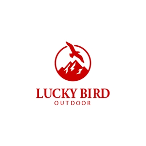 L-design (CMYK)さんの「LUCKY BIRD」のロゴ作成　アウトドア系ネットショップ、ニュージーランドで車販売、同じく飲食店への提案
