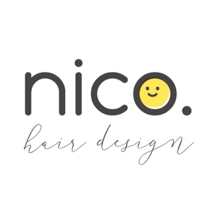 minecoco (mio_g_0331)さんの美容院 美容室 ヘアサロン「nico. hair design」のロゴへの提案