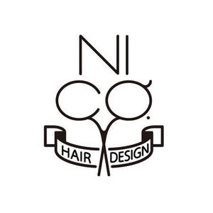 yukana (yukana03)さんの美容院 美容室 ヘアサロン「nico. hair design」のロゴへの提案
