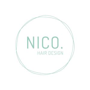 Giraffica  ()さんの美容院 美容室 ヘアサロン「nico. hair design」のロゴへの提案