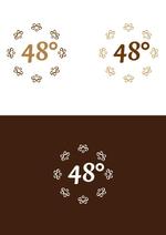 orangemint (orangemint)さんのロースイーツ『48°』のロゴへの提案