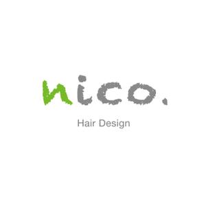 ids (iwasaki_ds)さんの美容院 美容室 ヘアサロン「nico. hair design」のロゴへの提案