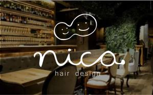 AI TANAKA (RINO02)さんの美容院 美容室 ヘアサロン「nico. hair design」のロゴへの提案