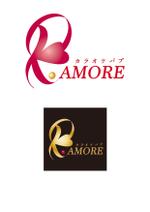 月山デザイン室 (tsukiyamadesign)さんのカラオケパブ『Amore』アモーレのロゴデザインへの提案