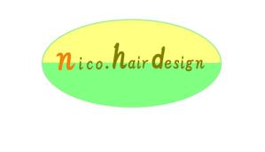 まみみち (mamimicki)さんの美容院 美容室 ヘアサロン「nico. hair design」のロゴへの提案