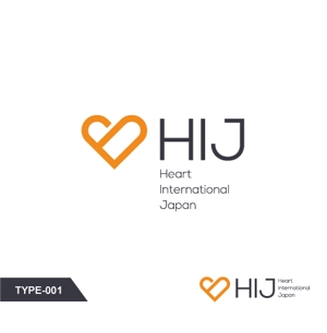 m-spaceさんのNPOグループ「Heart International Japan」のロゴへの提案