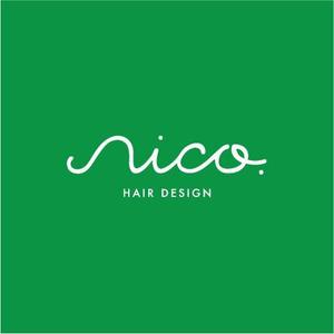 hype_creatureさんの美容院 美容室 ヘアサロン「nico. hair design」のロゴへの提案