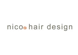 naka6 (56626)さんの美容院 美容室 ヘアサロン「nico. hair design」のロゴへの提案