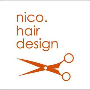 Pineco ()さんの美容院 美容室 ヘアサロン「nico. hair design」のロゴへの提案