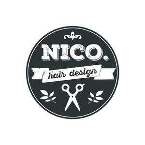 I & Co. ()さんの美容院 美容室 ヘアサロン「nico. hair design」のロゴへの提案