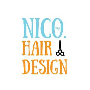 I & Co. ()さんの美容院 美容室 ヘアサロン「nico. hair design」のロゴへの提案