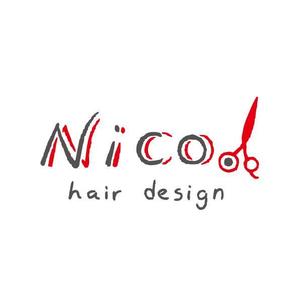 ama design summit (amateurdesignsummit)さんの美容院 美容室 ヘアサロン「nico. hair design」のロゴへの提案