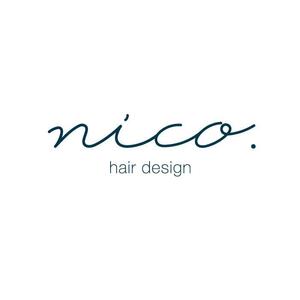 eleven desgin ()さんの美容院 美容室 ヘアサロン「nico. hair design」のロゴへの提案