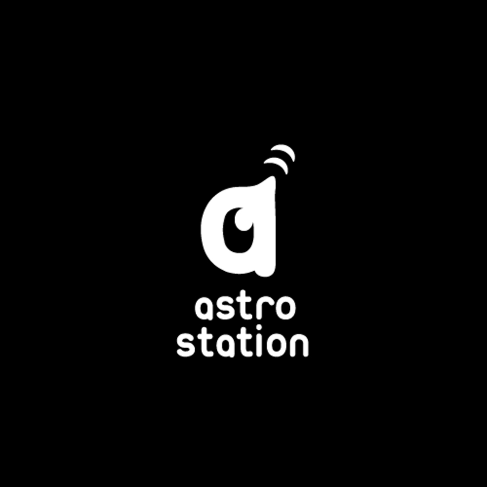 簡易宿泊所(兼漫画喫茶)サイト「ASTRO STATION」のロゴ