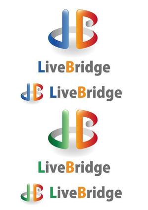 さんの「LiveBridge もしくは LIVEBRIDGE」のロゴ作成への提案