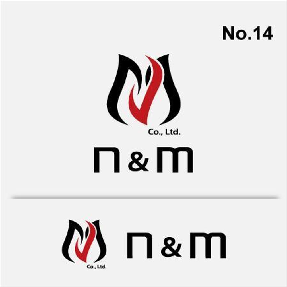 会社ロゴ作成　N＆M