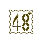 ama design summit (amateurdesignsummit)さんのロースイーツ『48°』のロゴへの提案