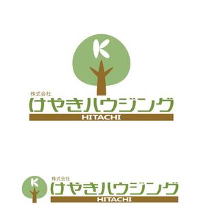 あどばたいじんぐ・とむ (adtom)さんの不動産屋のロゴ作成「けやきハウジングひたち」への提案