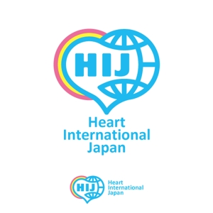 octo (octo)さんのNPOグループ「Heart International Japan」のロゴへの提案