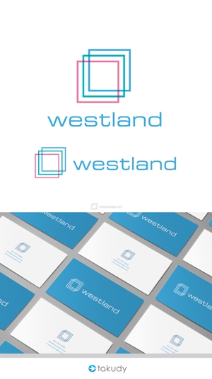 takudy ()さんの仲間が集うシステムコンサルタント「株式会社westland」の企業ロゴへの提案