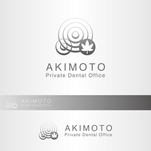 昂倭デザイン (takakazu_seki)さんの完全自由診療の歯科医院『Akimoto Privete Dental Office』のロゴ作製をお願い致しますへの提案
