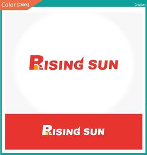 株式会社クリエイターズ (tatatata55)さんのイベント企画運営プロダクション「RISING SUN」のロゴへの提案