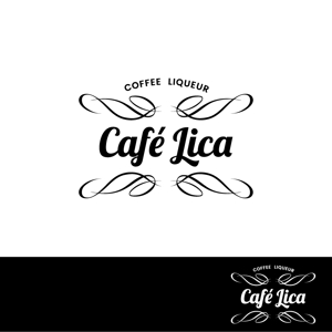 tsuby (tsuby)さんのコーヒーリキュール「Café Lica」「カフェリカ」のロゴへの提案