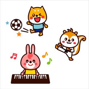 Fleur (フルール) 38 (Fleur38)さんのかわいい動物がスポーツするイラストへの提案