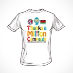 無彩色デザイン事務所 (MUSAI)さんのThanks a Million Campaign 学校給食支援キャンペーンTシャツへの提案