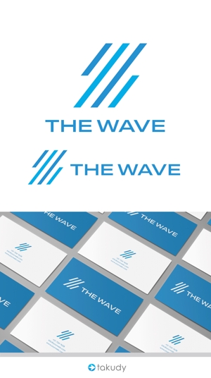 takudy ()さんの事業会社「THE WAVE」のロゴへの提案