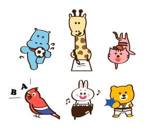 かわいい動物がスポーツするイラストの事例 実績 提案一覧 Id イラスト制作の仕事 クラウドソーシング ランサーズ