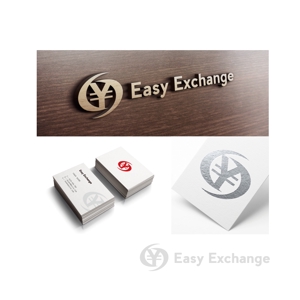 YouTopia (Utopia)さんの外貨自動両替機システム「easy exchange」のサービスのロゴへの提案
