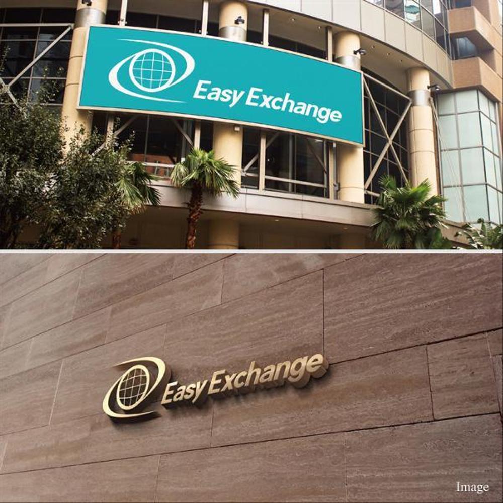 外貨自動両替機システム「easy exchange」のサービスのロゴ