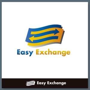 slash (slash_miyamoto)さんの外貨自動両替機システム「easy exchange」のサービスのロゴへの提案