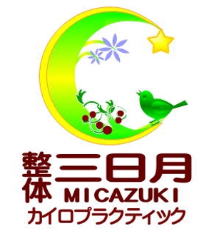 67kai (63ky2015)さんのカイロプラクティック、整体院「micazuki 三日月」のロゴへの提案