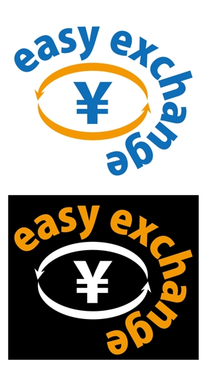 jpcclee (jpcclee)さんの外貨自動両替機システム「easy exchange」のサービスのロゴへの提案