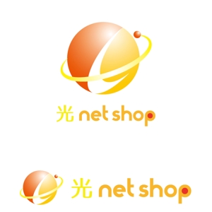 OSU Digital Media Factory (osudmf)さんの「光ｎｅｔ shop」ﾋｶﾘﾈｯﾄｼｮｯﾌﾟというお店の看板のロゴ、デザインへの提案