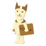 ArtStudio MAI (minami-mi-natz)さんの犬のキャラクター・ロゴ。原案はあり、タッチの変更のみをお願いしたいです。への提案