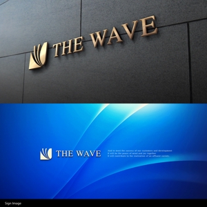 Riku5555 (RIKU5555)さんの事業会社「THE WAVE」のロゴへの提案