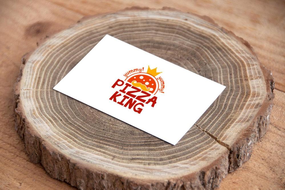 ピザ専門店「PIZZA KING」のロゴ作成依頼