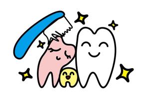 こづち　みなみ、 ()さんの歯科クリニックのかわいいイラストへの提案